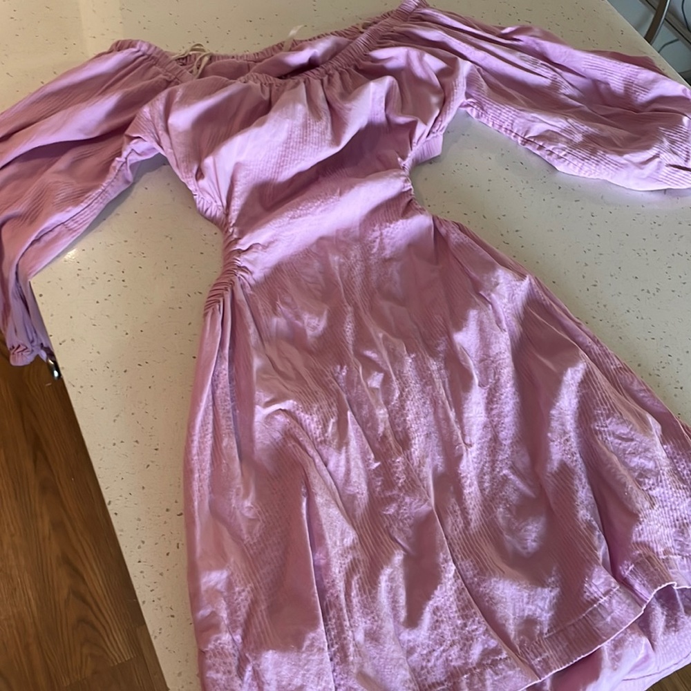 Free People Pink Backless Dress